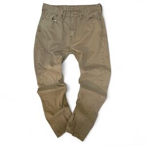 Levi's 508 Regular Taper Jeans Tan Khaki, Size 32x30